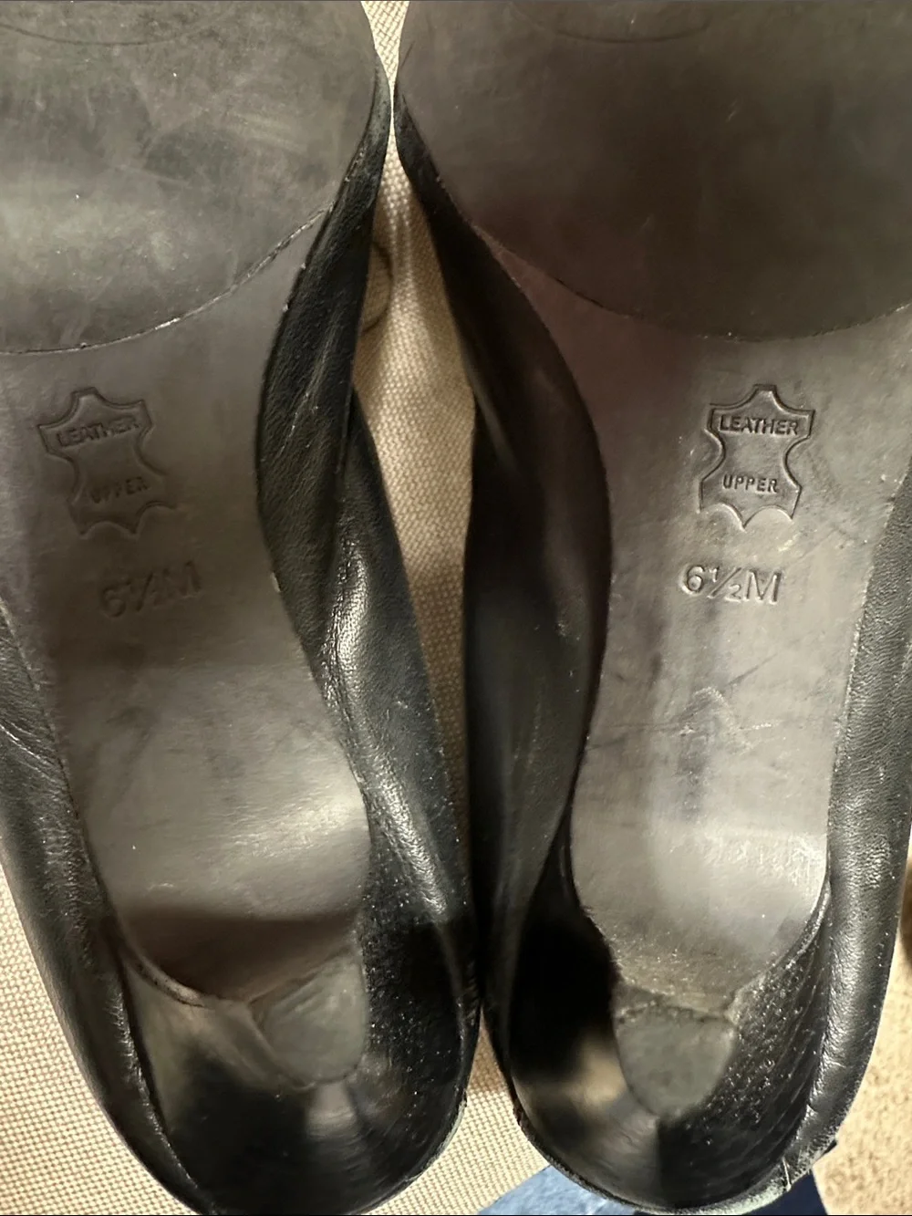 Tory Burch Black heels size 6.5